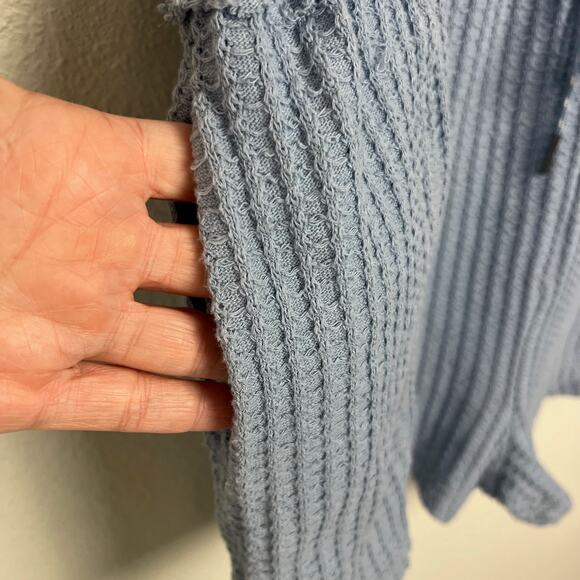 Urban Outfitters Out from Under Women's XS Baby Blue Ty Waffle Romper Lounge - Picture 7 of 10